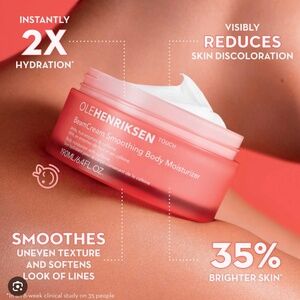 Olehenriksen BeamCream smoothing body moisturizer with AHAs 190 mL NEW